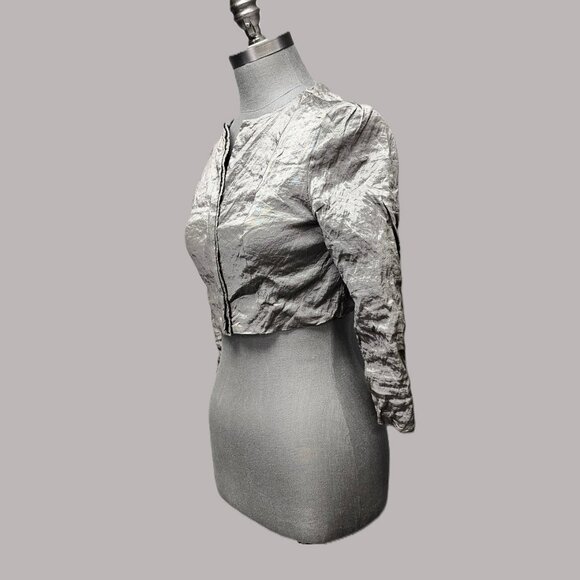 Sarah Pacini Set - Crinkle Dress with Cropped Jacket - Picture 6 of 8